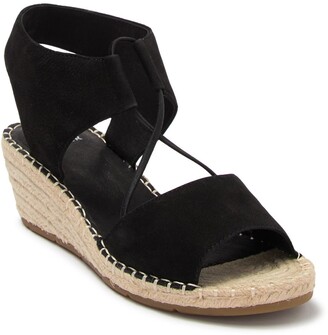 Eileen Fisher Agnes Espadrille Suede Wedge Sandal