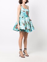 Thumbnail for your product : Philipp Plein Duchesse pineapple skies-print mini dress
