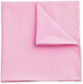 Thumbnail for your product : Charles Tyrwhitt Pink cotton fine gingham classic pocket square