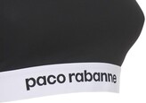 Thumbnail for your product : Paco Rabanne Logo Band Jersey Sports Bra