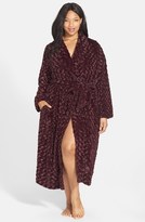 Thumbnail for your product : Nordstrom Textured Plush Robe (Plus Size)