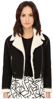 Thumbnail for your product : Neil Barrett Felted Wool + Sheepskin Jacket