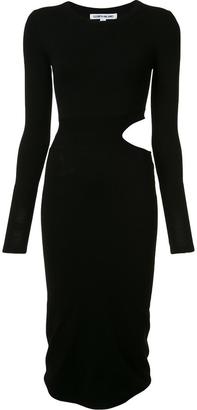 Elizabeth and James cut-out detailing knitted dress - women - Polyester/Viscose - S
