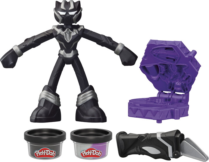 Play-Doh Marvel Black Panther Cutting Claws Action Figure Super Hero Toy for Kids 4+