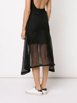 Thumbnail for your product : Calvin Klein sheer A-line skirt