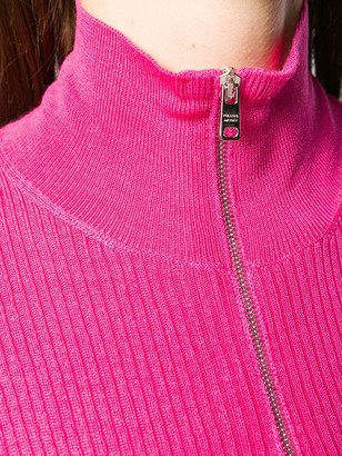 Prada Half-Zip Knitted Top