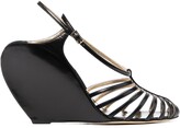 Thumbnail for your product : Lanvin cage wedge J sandals