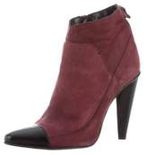 Thumbnail for your product : Derek Lam Leather Cap-Toe Ankle Boots