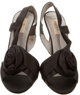 Thumbnail for your product : Valentino Slingback Rosette Sandals