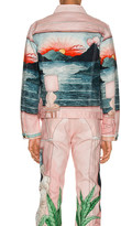 Thumbnail for your product : Casablanca Chambre 602 Denim Jacket in Pink | FWRD