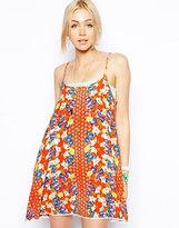 Thumbnail for your product : MinkPink Orange Blossoms Print Dress