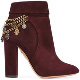 Thumbnail for your product : Aquazzura chain detail booties