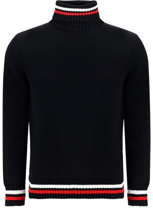 Mens Clothing Sweaters and knitwear Turtlenecks for Men Paul & Shark Turtleneck in Dark Brown Grey 