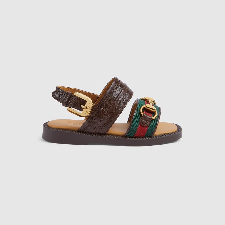 Toddler Horsebit Web sandal