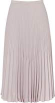 Thumbnail for your product : Reiss Rosie - Knife-pleat Midi Skirt in Steel