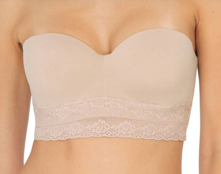 Natori Bliss Perfection Strapless Contour Underwire Bra In Cafe