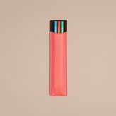 Thumbnail for your product : Burberry Grainy Leather Pencil Sleeve