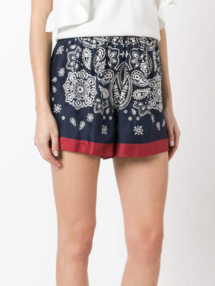 Moncler paisley print shorts