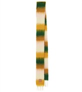 Thumbnail for your product : Loewe Striped mohair and wool scarf