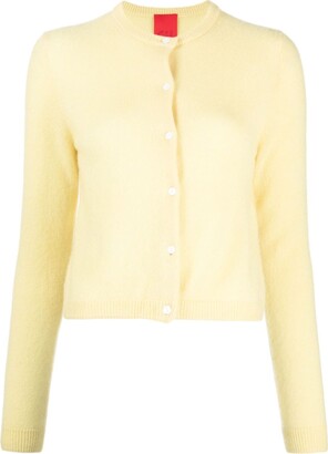 Women's Yellow Cashmere Cardigans