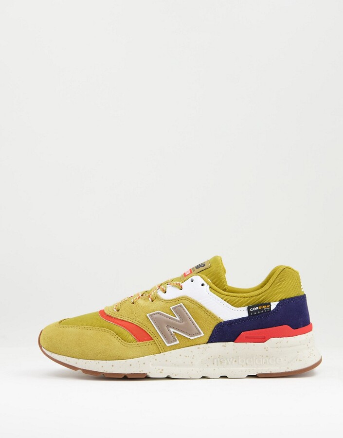 New Balance 997H Cordura sneakers in mustard yellow - ShopStyle
