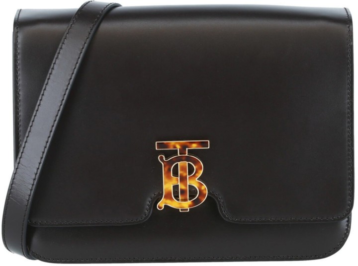 Burberry TB Medium Leather Shoulder Bag ShopStyle