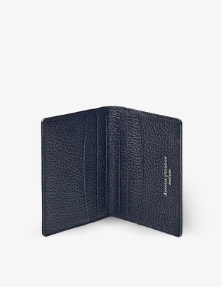 Aspinal of London Double Fold leather card holder
