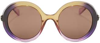 Gucci Gradient Glamorous Round Sunglasses