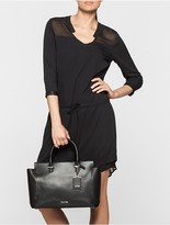 Thumbnail for your product : Calvin Klein Leather Tote Bag