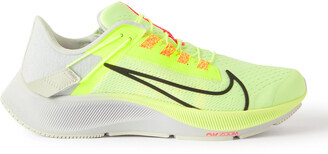 Nike Running Nike Air Zoom Pegasus 38 Flyease Leather-Trimmed Mesh Sneakers  - ShopStyle