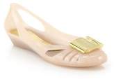 Thumbnail for your product : Ferragamo Bermuda Cutout Jelly Wedge Sandals