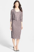 Thumbnail for your product : Alex Evenings Embellished Lace Pencil Dress & Jacket (Regular & Petite)