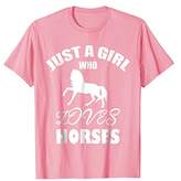 Thumbnail for your product : Just A Girl Who Loves Horses T-Shirt Tshirt T Shirt Tee Gift