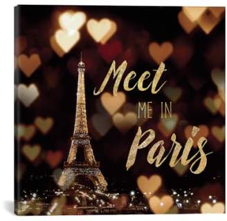 iCanvas 'Meet Me in Paris' Giclee Print Canvas Art