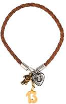 Thumbnail for your product : Dolce & Gabbana Leather Charm Bracelet
