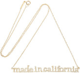 Thumbnail for your product : Jennifer Meyer + Wear LACMA Made In California 18-karat gold diamond necklace