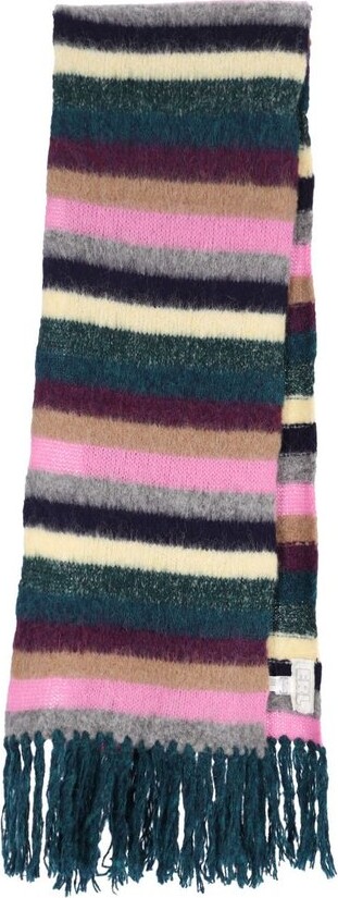 ERL Striped Fringed Scarf