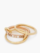 Thumbnail for your product : Spinelli Kilcollin Sonny Mx Diamond & 18kt Gold Ring - Gold