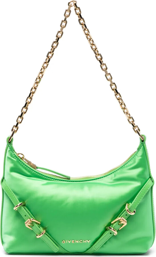 Givenchy Logo-Lettering Zipped Shoulder Bag