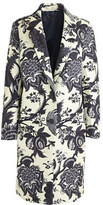 Thumbnail for your product : J.Crew Collection noir floral bonded coat