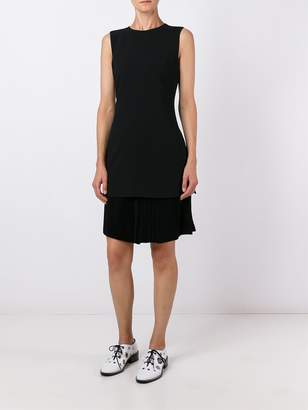 Theory pleated inset dress
