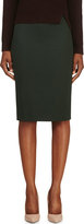 Thumbnail for your product : Burberry Green Wool Pencil Skirt