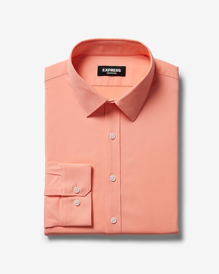 burnt orange dress shirt