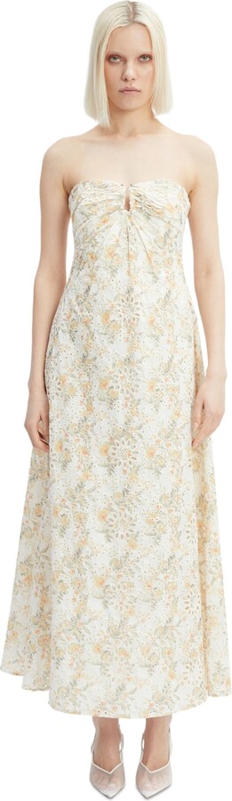 Bardot Women's Lora Broderie Printed Maxi Dress