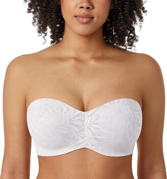 AISILIN Women's Strapless Bras Lace for Bigger Bust Unlined