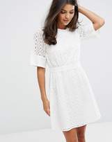 Thumbnail for your product : Warehouse Broderie T-Shirt Dress