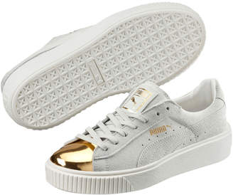 Puma Suede Creeper White Gold Sneaker