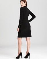 Thumbnail for your product : Calvin Klein Solid Roll Sleeve Dress