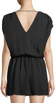 Thumbnail for your product : Ramy Brook Perrie V-Neck Silk Mini Dress