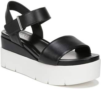 franco sarto black strappy sandals